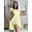 Kurzärmliges Sommer-Freizeitkleid für Damen (S/M/L EINHEITSGRÖSSE) ITALIAN FASHION IMWGB25022