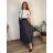Kurzes Sommerkleid mit langen Ärmeln für Damen, übergroß (54/56/58 Einheitsgröße) ITALIAN FASHION IM425070 44/46/48 grünes Khaki