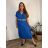 Damen 3/4 Langarm-Hemdkleid (XS/S/M Einheitsgröße) ITALIAN FASHION IMD25030 -   dunkelrosa -