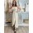 Elegante Hose mit Gürtel für Damen (S/M/L ONE SIZE) ITALIAN FASHION IM425057 S / M / L Königsblau