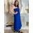 Elegante Hose mit Gürtel für Damen (S/M/L ONE SIZE) ITALIAN FASHION IM425057 S / M / L Königsblau