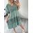 Ärmelloses Sommerkleid für Frauen (uni sm) ITALIAN FASHION IMD20550 weiß XL/2XL