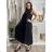 Damen-Sommerkleid mit kurzen Ärmeln (44/46/48 Einheitsgröße) ITALIAN FASHION IM424287 S / M / L grünes Khaki