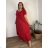 Langes lässiges Kurzarm-Damenkleid, übergroß (42/44/46 Einheitsgröße) ITALIENISCHE MODE IMD2525370 -   šedá tmavá -