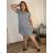 Sommerhemd Damenkleid (uni s / m) ITALIENISCH MODA IM719330 -   dunkelblau -