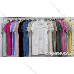 Langärmlige Tunika für Damen (S/M/L EINHEITSGRÖSSE) ITALIAN FASHION IMWCP25NEAPOL