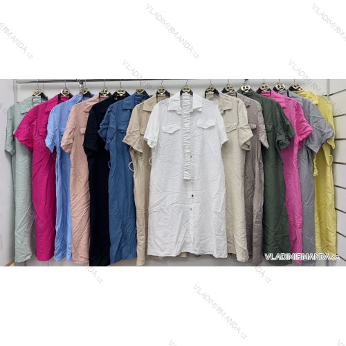 Langärmlige Tunika für Damen (S/M/L EINHEITSGRÖSSE) ITALIAN FASHION IMWCP25NEAPOL