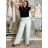 Lange Sommerhose in Übergröße für Damen (S/M/L Einheitsgröße) ITALIAN FASHION IM425271 -   hellblau -   S / M / L