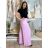 Elegantes Hemd Langarm Damen Kleid (S / M ONE SIZE) ITALIAN FASHION IMWY21734 S / M / L pink