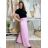 Elegantes Hemd Langarm Damen Kleid (S / M ONE SIZE) ITALIAN FASHION IMWY21734 S / M / L pink