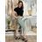 Sommer-Stretch-Shorts für Damen (S/M/L) ITALIAN FASHION IMS24006 M / L schwarz