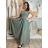 Elegante Damenhose (S/M/L Einheitsgröße) ITALIAN FASHION IMWGS25007 -   grünes Khaki -   S / M / L