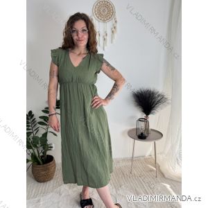 Kurzärmliges Sommer-Freizeitkleid für Damen (S/M/L EINHEITSGRÖSSE) ITALIAN FASHION IMWGB25022