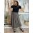 Elegante Hose mit Gürtel für Damen (S/M/L ONE SIZE) ITALIAN FASHION IM425057 M/L/XL grünes Khaki