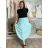 Elegante Hose mit Gürtel für Damen (S/M/L ONE SIZE) ITALIAN FASHION IM425057 M/L/XL grünes Khaki