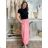 Elegante Hose mit Gürtel für Damen (S/M/L ONE SIZE) ITALIAN FASHION IM425057 M/L/XL grünes Khaki