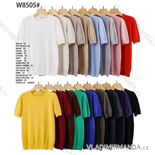 Langärmlige Tunika für Damen (S/M/L EINHEITSGRÖSSE) ITALIAN FASHION IMWCP25NEAPOL
