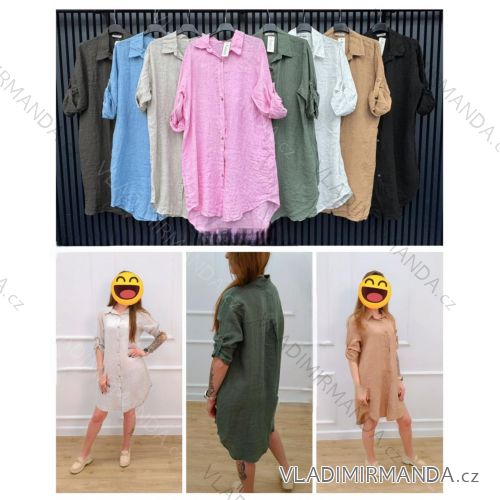 Langärmliger Pelzpullover für Damen (S/M/L ONE SIZE) ITALIAN FASHION IMWCH25116