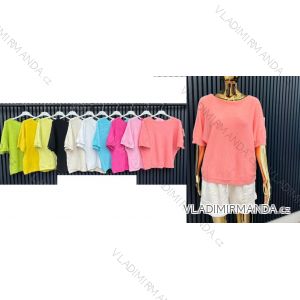 Langärmliger Pelzpullover für Damen (S/M/L ONE SIZE) ITALIAN FASHION IMWCH25116