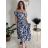 Kurzärmliges Sommer-Freizeitkleid für Damen (S/M/L EINHEITSGRÖSSE) ITALIAN FASHION IMWGB25022