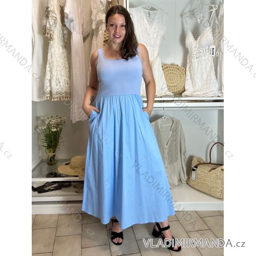 Kurzärmliges Sommer-Freizeitkleid für Damen (S/M/L EINHEITSGRÖSSE) ITALIAN FASHION IMWGB25022