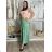 Elegantes Hemd Langarm Damen Kleid (S / M ONE SIZE) ITALIAN FASHION IMWY21734 S / M / L grün
