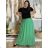 Sukně dlouhá dámská (UNI S/L) ITALSKÁ MÓDA IM722063 -   grünes Khaki -   S / M