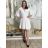 Kurzärmliges Sommer-Freizeitkleid für Damen (S/M/L EINHEITSGRÖSSE) ITALIAN FASHION IMWGB25022