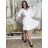 Kurzärmliges Sommer-Freizeitkleid für Damen (S/M/L EINHEITSGRÖSSE) ITALIAN FASHION IMWGB25022