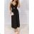 Elegantes Hemd Langarm Damen Kleid (S / M ONE SIZE) ITALIAN FASHION IMWY21734