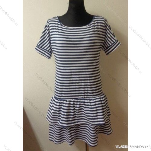 Kurzärmeliges Damenkleid (uni sl) ITALIENISCHE Mode IM51711759-5
