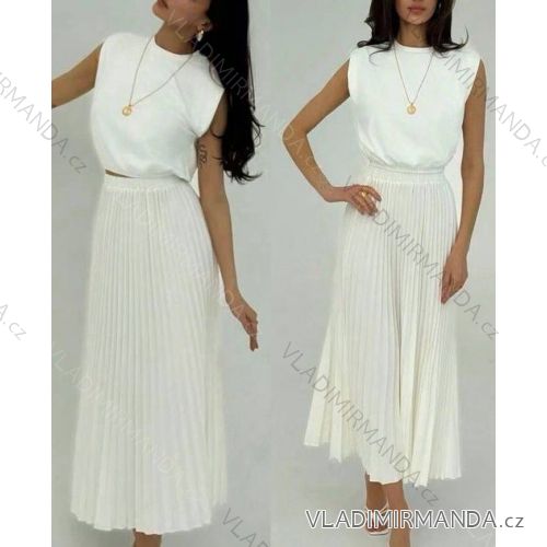 Kurzärmliges Sommer-Freizeitkleid für Damen (S/M/L EINHEITSGRÖSSE) ITALIAN FASHION IMWGB25022