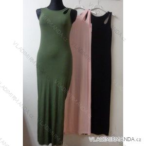 Sommer-Frauenkleid (uni sl) ITALIENISCHE Mode IM9172085
