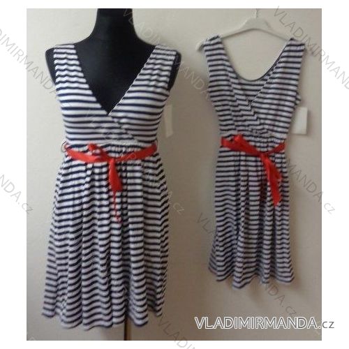 Sommer-Frauenkleid (uni sl) ITALIENISCHE Mode IM9172
