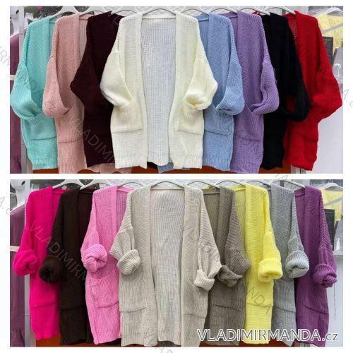 Übergroßer Langarmpullover für Damen (Einheitsgröße S/M) ITALIAN FASHION IMWCA23DH2302