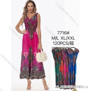 Langes ärmelloses Sommerkleid für Damen, übergroß (M/L - XL/XXL ONE SIZE) ITALIAN FASHION IMBM257716