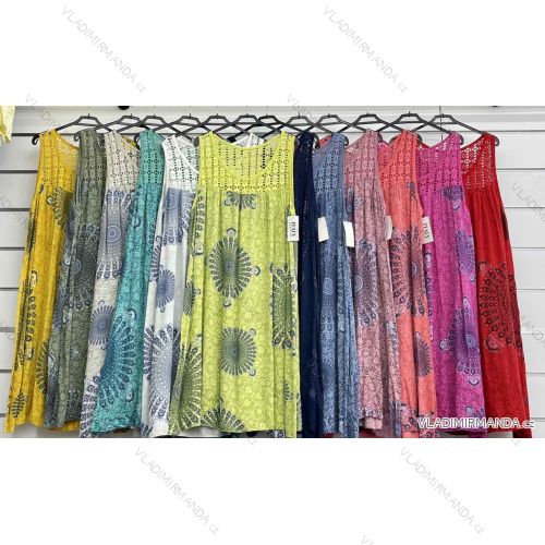 Langärmlige Baumwolltunika für Damen (S/M/L EINHEITSGRÖSSE) ITALIAN FASHION IMWCP25041