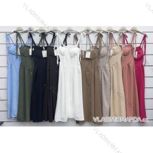 Kurzärmliges Sommer-Freizeitkleid für Damen (S/M/L EINHEITSGRÖSSE) ITALIAN FASHION IMWGB25022