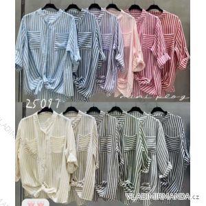 Kurzärmliges Sommer-Freizeitkleid für Damen (S/M/L EINHEITSGRÖSSE) ITALIAN FASHION IMWGB25022