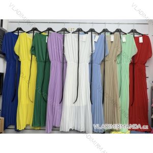 Kurzärmliges Sommer-Freizeitkleid für Damen (S/M/L EINHEITSGRÖSSE) ITALIAN FASHION IMWGB25022