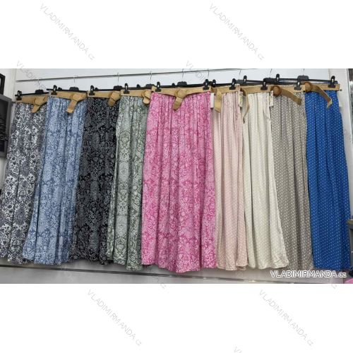 Langer Damenrock mit Gürtel (S/M/L ONE SIZE) ITALIAN FASHION IMWAR252234