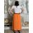 Langer Damenrock (S/M/L Einheitsgröße) ITALIAN FASHION IMWBL25483