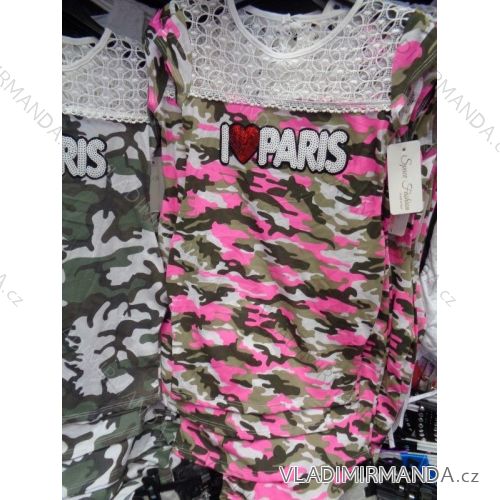T-Shirt Mädchen für Mädchen (4-14 Jahre) ITALIENISCHE JUNGE GEMACHT IMM217103
