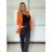 Damen-Langarmjacke (S/M ONE SIZE) ITALIAN FASHION IMPDY23MDUE991838 -   hellbraun -   S / M