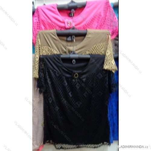 T-Shirt Kurzarm Damen (xl-xxxl) NHM IMM217114