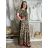 Damen Langarmkleid (S / M ONE SIZE) ITALIAN FASHION IMM211555 M/L/XL braun