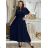 Elegante Hose mit Gürtel für Damen (S/M/L ONE SIZE) ITALIAN FASHION IM425057  schwarz