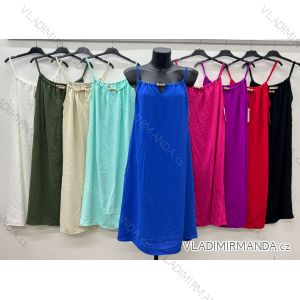Langes warmes Langarmkleid für Damen in Übergröße (50/52/54 Einheitsgröße) ITALIAN FASHION IM424636