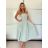 Kurzärmliges Sommer-Freizeitkleid für Damen (S/M/L EINHEITSGRÖSSE) ITALIAN FASHION IMWGB25022