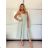 Kurzärmliges Sommer-Freizeitkleid für Damen (S/M/L EINHEITSGRÖSSE) ITALIAN FASHION IMWGB25022